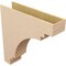 Ekena Millwork 9"W x 36"D x 36"H Thin Pescadero Rough Cedar Woodgrain TimberThane Corbel, Primed Tan CORUR09X36X36PECRCPR - alternate 5